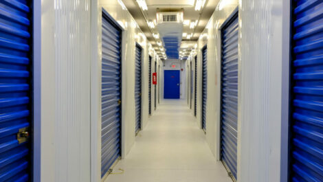 Air conditioned self-storage units