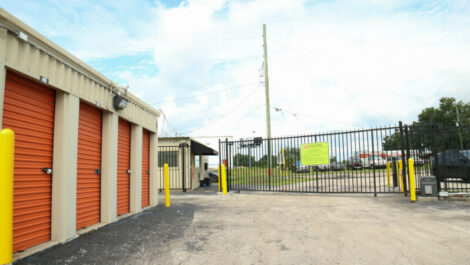 Electronic gate access storage facility