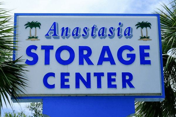 Anastasia Storage Center Sign
