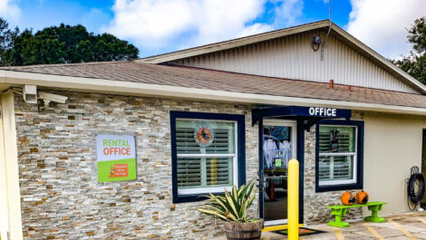 Self-storage facility office in DeLand, FL