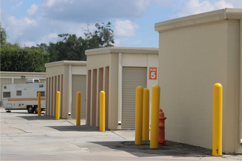 Air-conditioned storage units at Personal Mini Storage